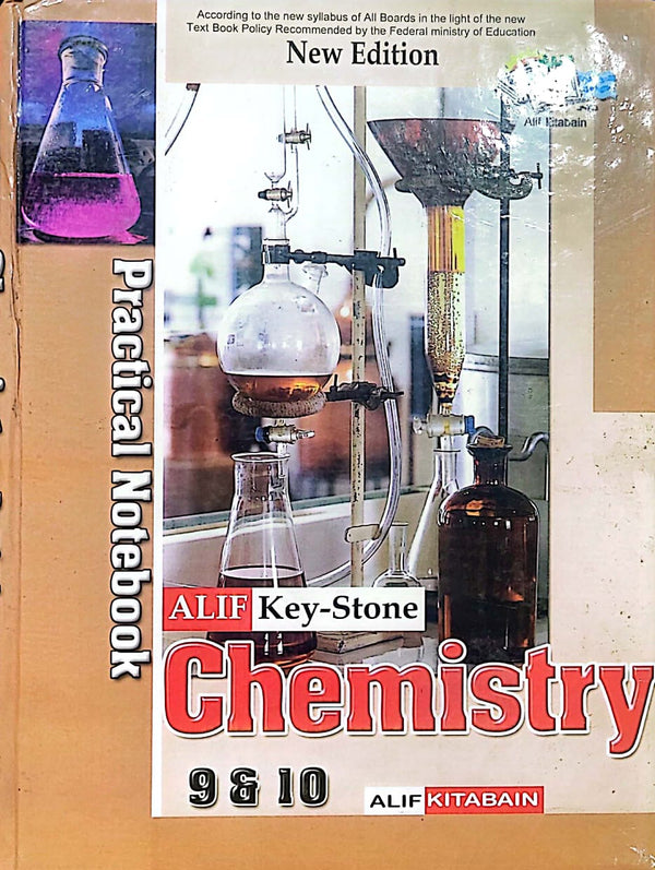 Alif Key-Stone Chemistry Practical Notebook | Class 9th & 10th | English Medium