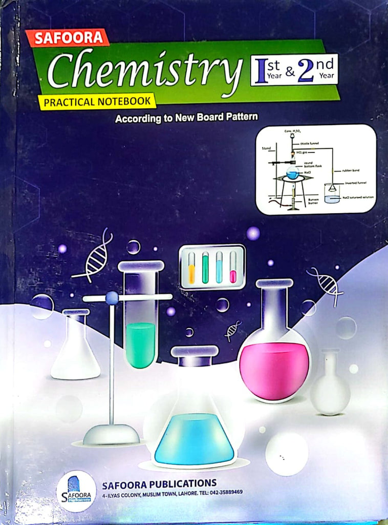 Safoora Chemistry Practical Notebook | 11 & 12