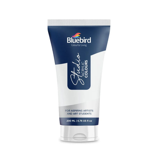 Acrylic Studio 200 ml | Primary White | Bluebird