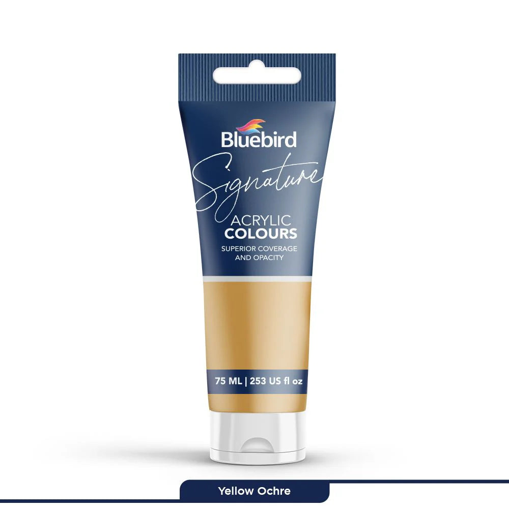 Signature Acrylic Colours 75 ml | yellow Ochre | Bluebird