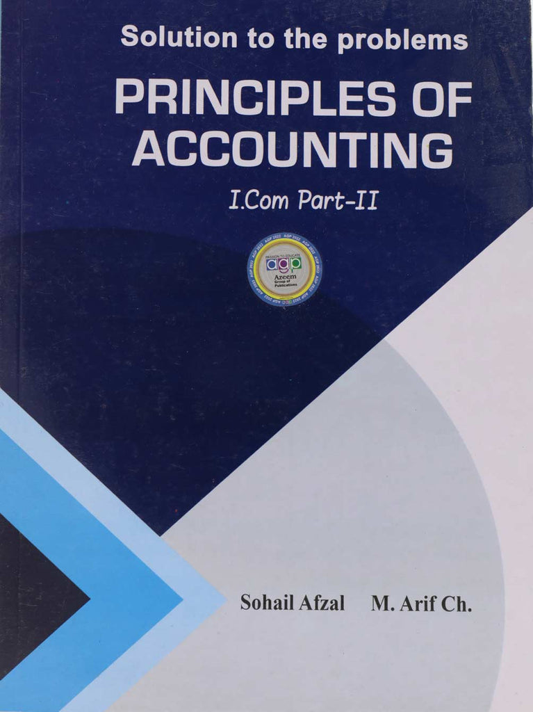 Principles of Accounting I.Com Part-4