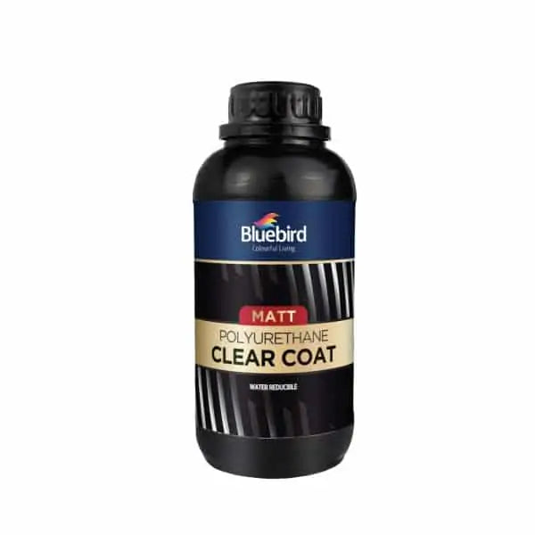 Matt Polyurethane Clear Coat 500 ml (Water Base) | Blue Bird