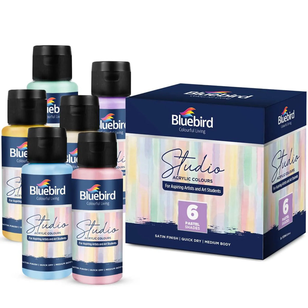 Studio Acrylic 100 ml | Set of 6 Pastel Shade