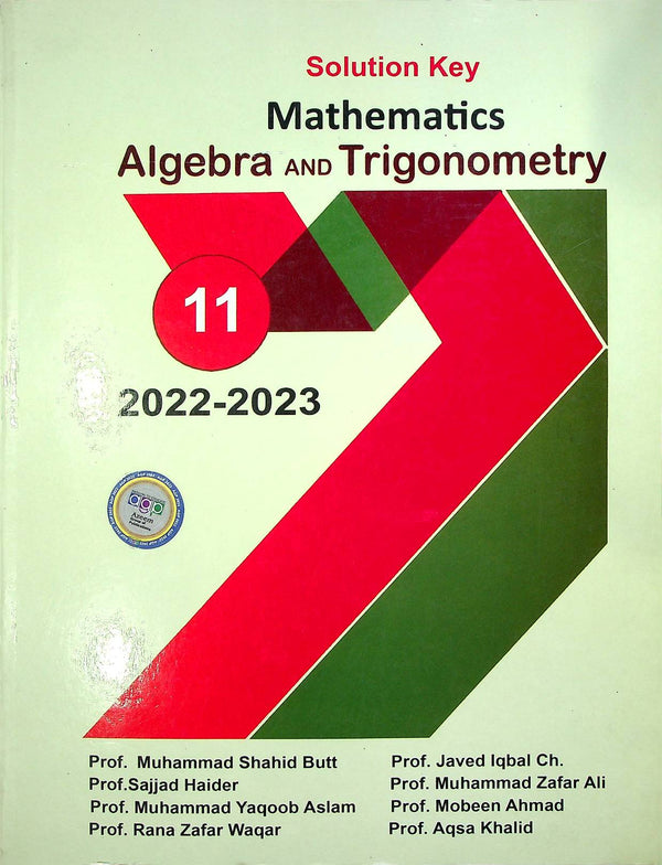 Mathematics F.SC Part 1 Class 11 Key