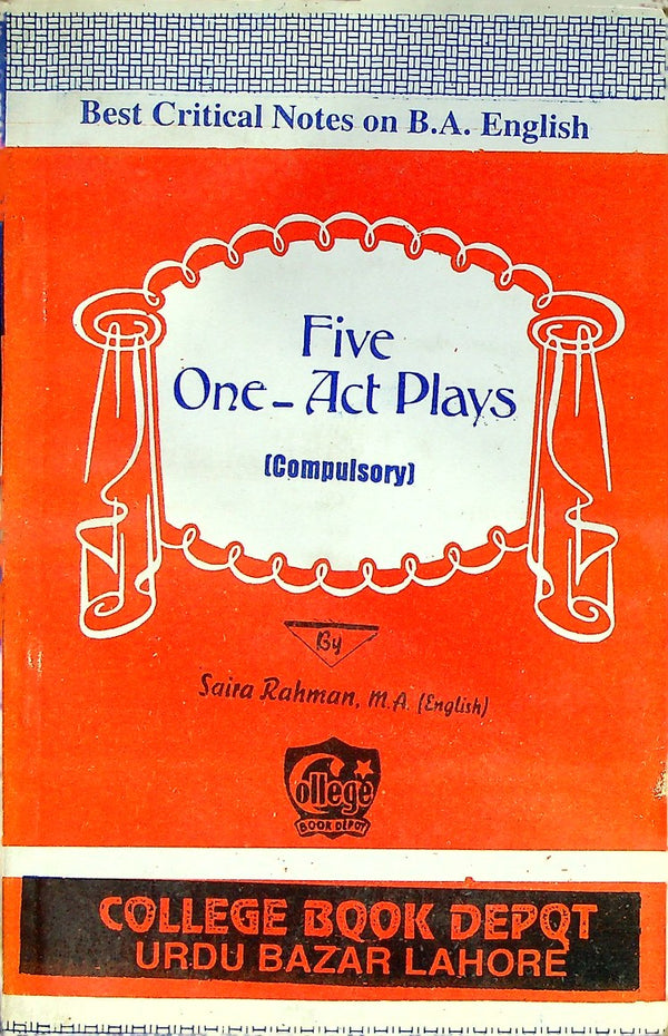 Five One Act Play BA | B.A