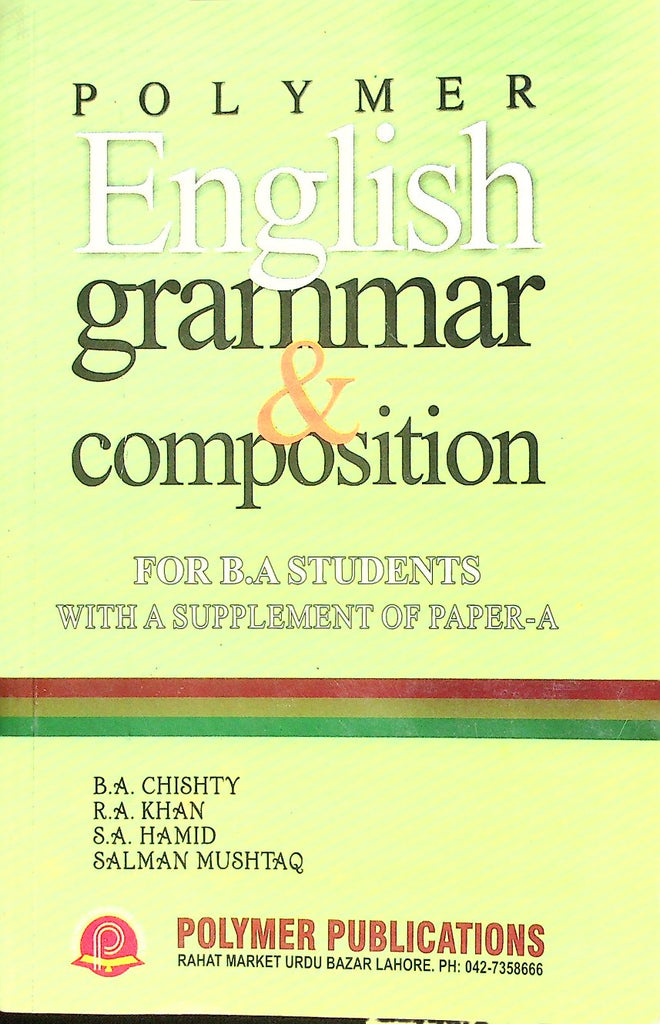 Polymer English Grammar And Composition For B.A