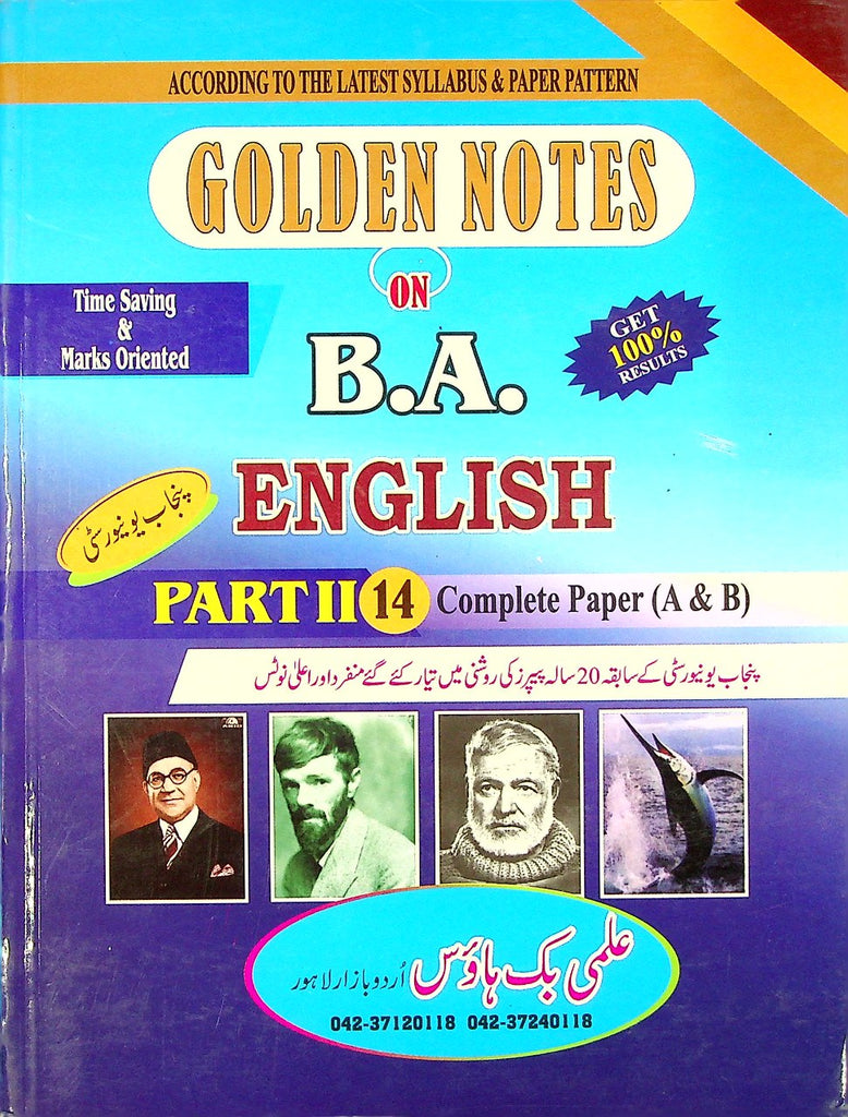 Golden Notes On English For BA 2