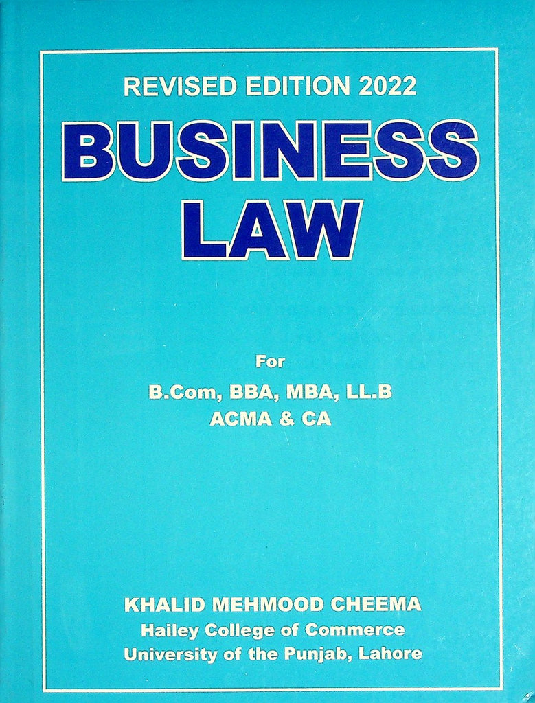 Business Law B.Com  B.BA  M.BA  LL.B  ACMA  CA