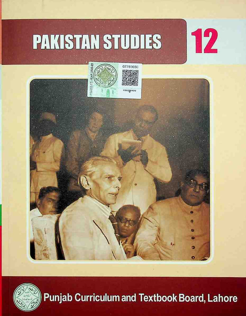 Pakistan Studies Class-12 English Medium PTB