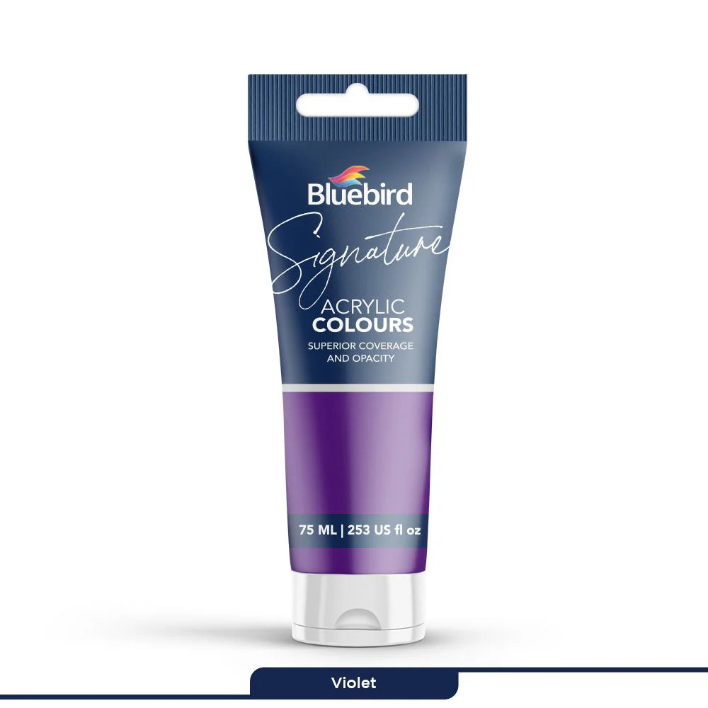 Signature Acrylic Colours 75 ml | Violet | Bluebird