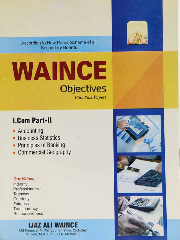 Waince Objectives I.Com Part 2