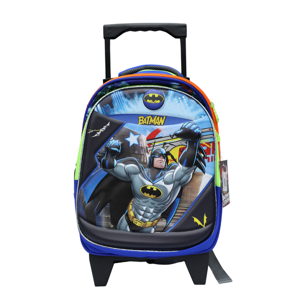 Imported Trolley School Bag Cartoon Character Blue Color