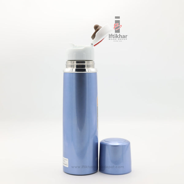 Flask Bottle BDZ81-C50 Shinny Body With The Cup Blue