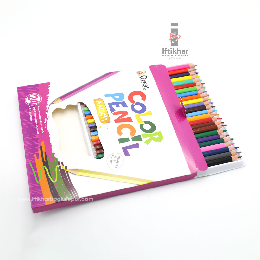 Color Pencils (24 Pcs) – Iftikhar Book Depot