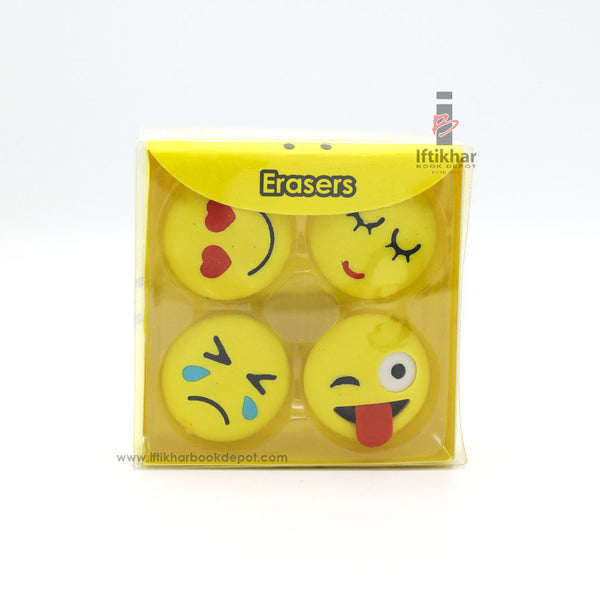 (Pair of 4) Emoji Eraser