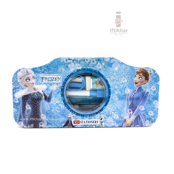 Metal Tin Box With Stationery