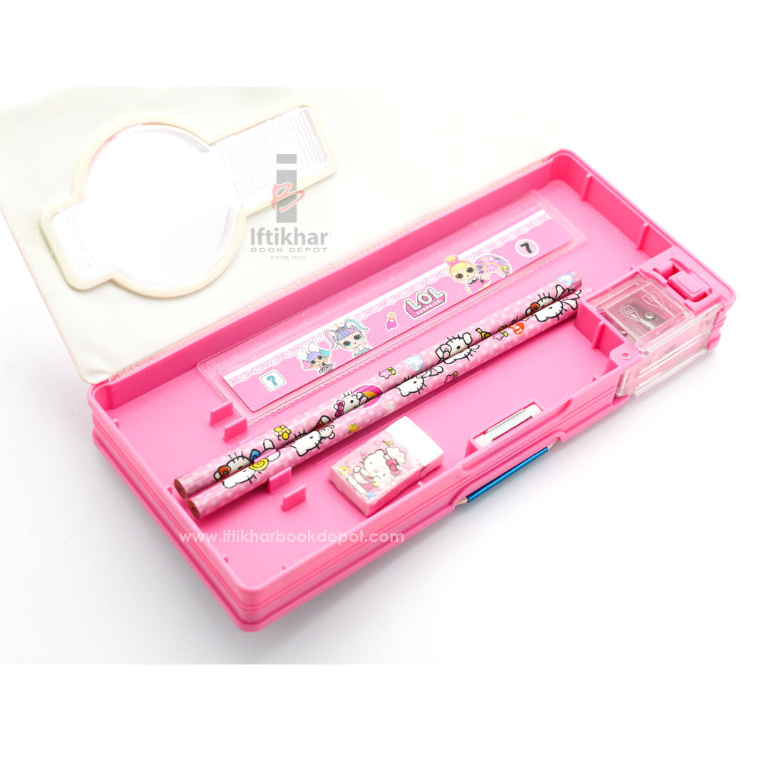 Premium Quality Magnetic Geometry Box With Dual Sharpener And Statione ...
