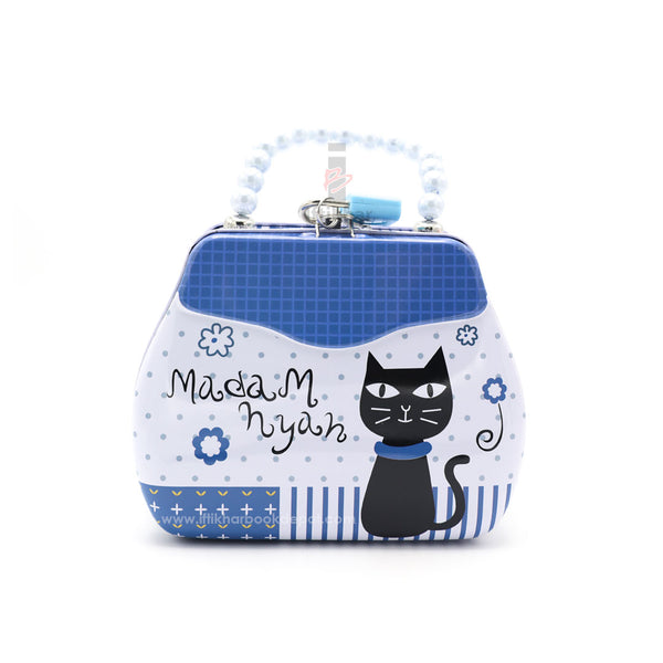 Cute Hand Bag Coin Box Blue
