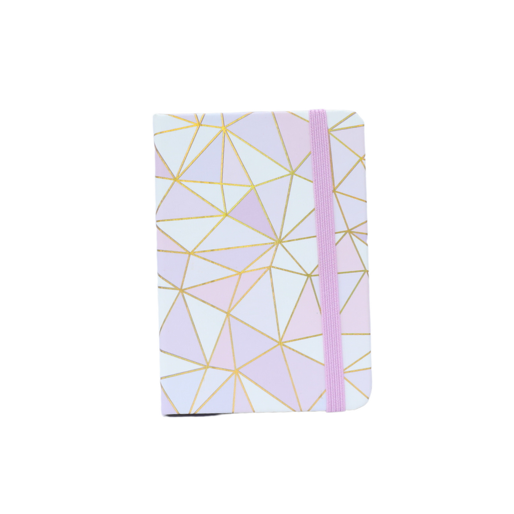 Notebook Purple Abstract Design
