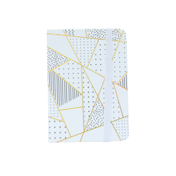 Notebook White Abstract Design