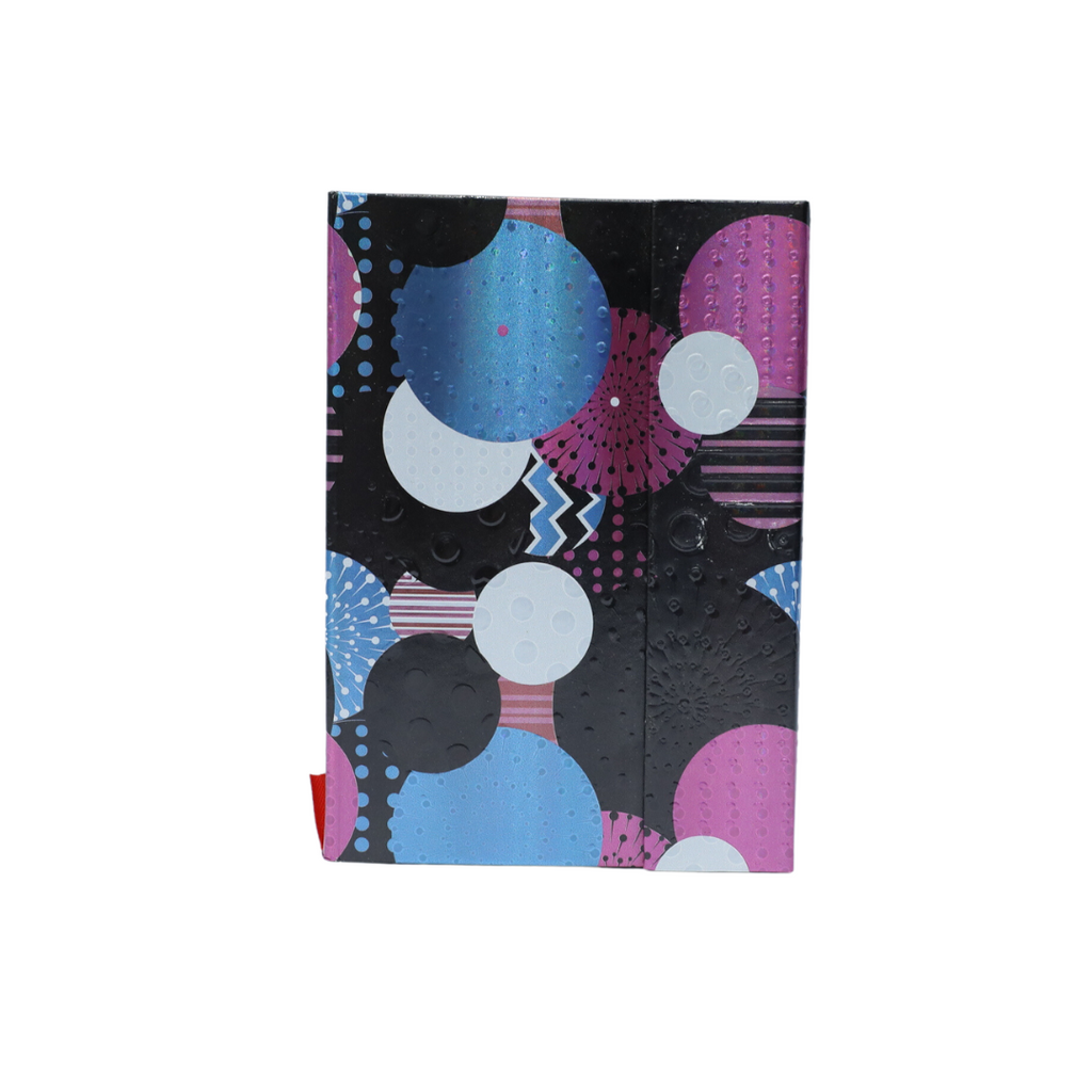 Note Book  Pink Blue White Circles