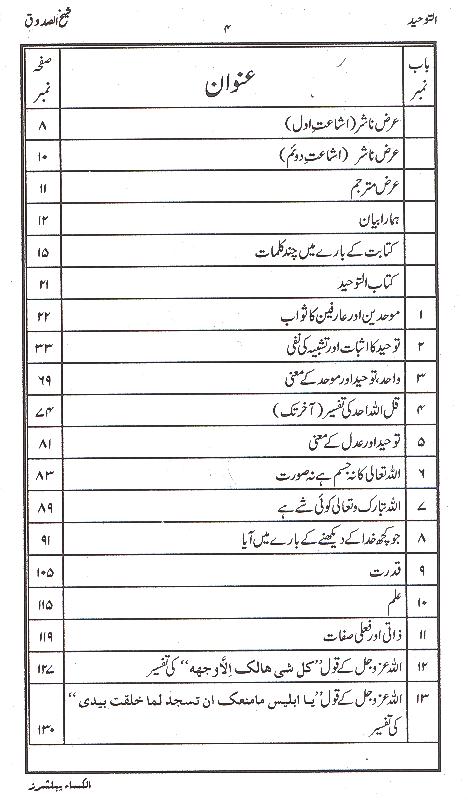 Al Tauheed | التوحید – Iftikhar Book Depot
