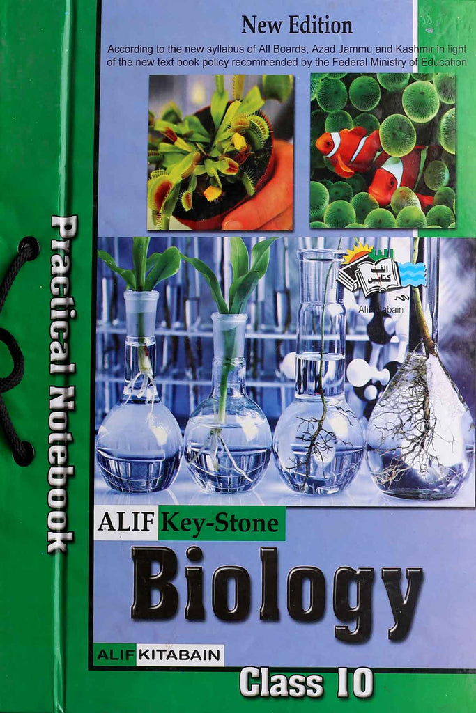 Alif Key-Stone Biology Practical Notebook Class 10 English Medium