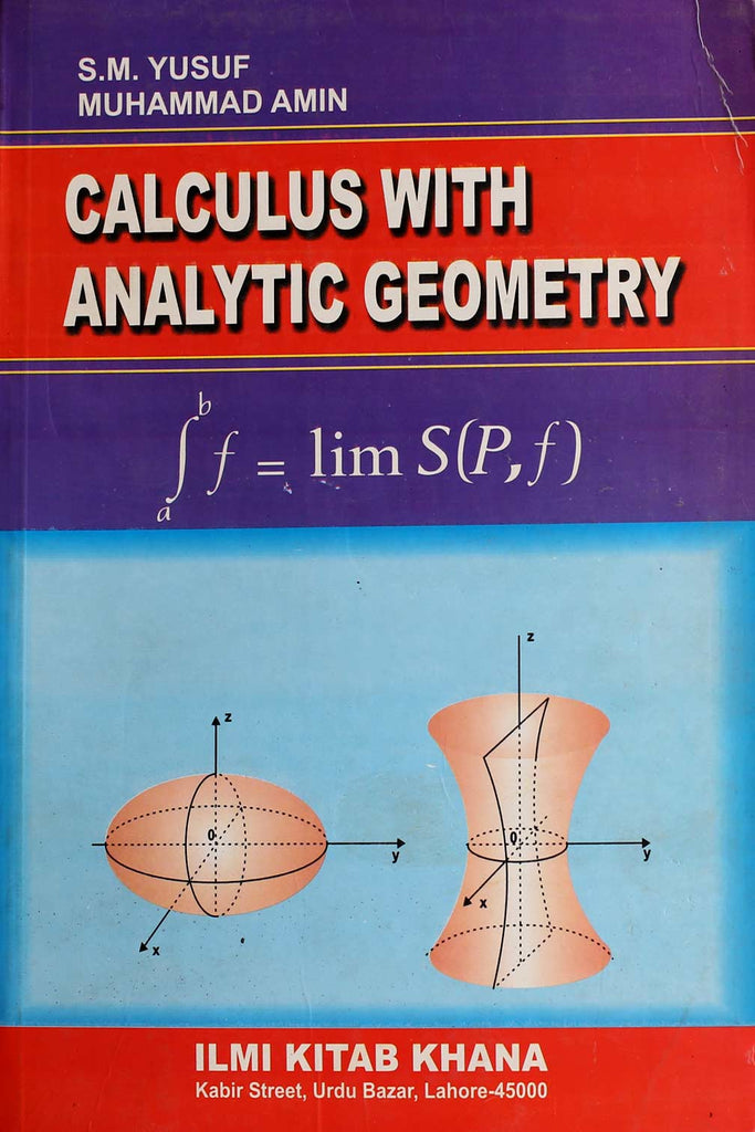 Calculus With Analytic Geometry B.A 3rd Year