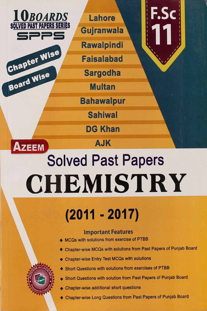 Chemistry Solved Past Papers 2011 2017