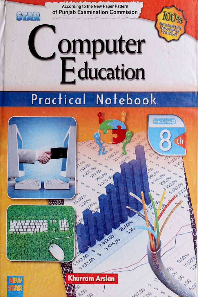 Computer Education Practical NoteBook Class 8 English Medium