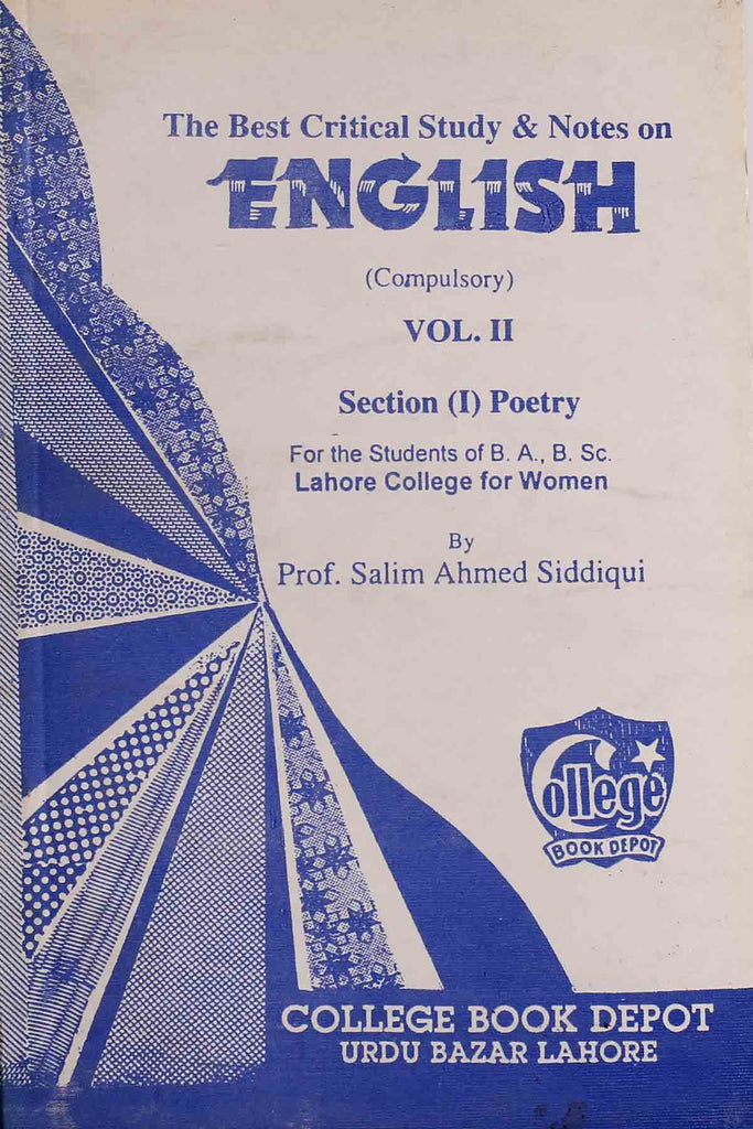 English Compulsory Vol 2 Section 1 Poetry