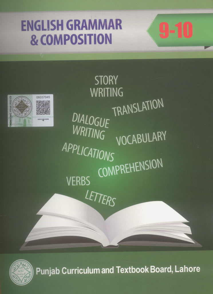English Grammar Composition Class 9th 10th PTB