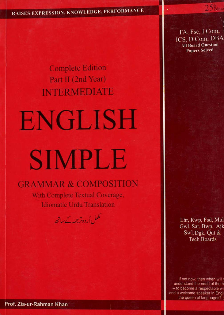 English Simple Grammar and Composition