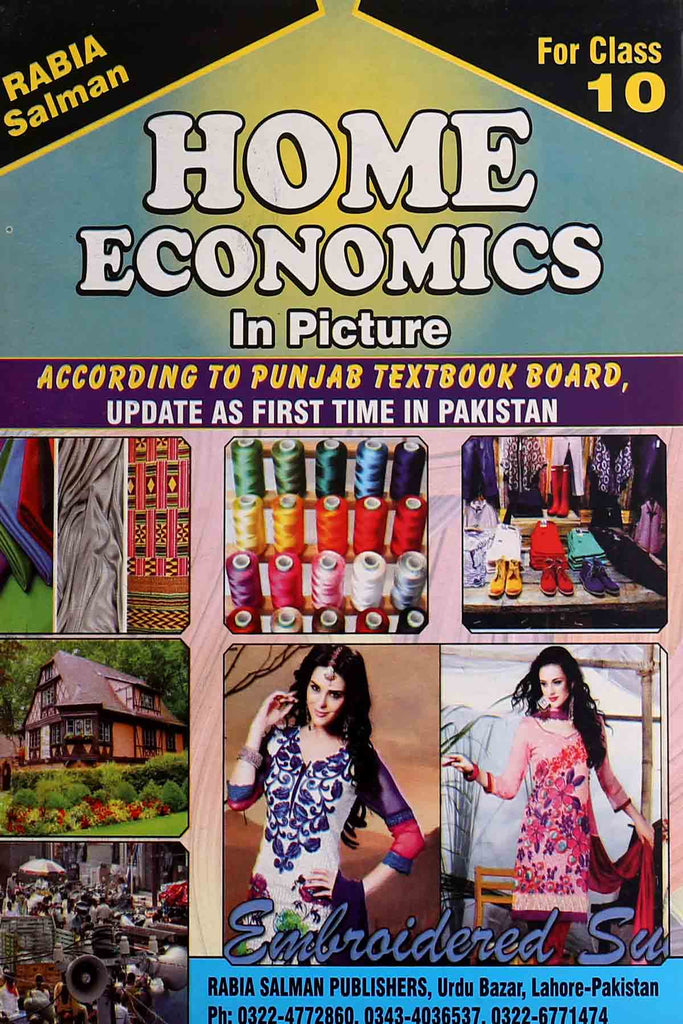 Home Economics in Picture Class 10