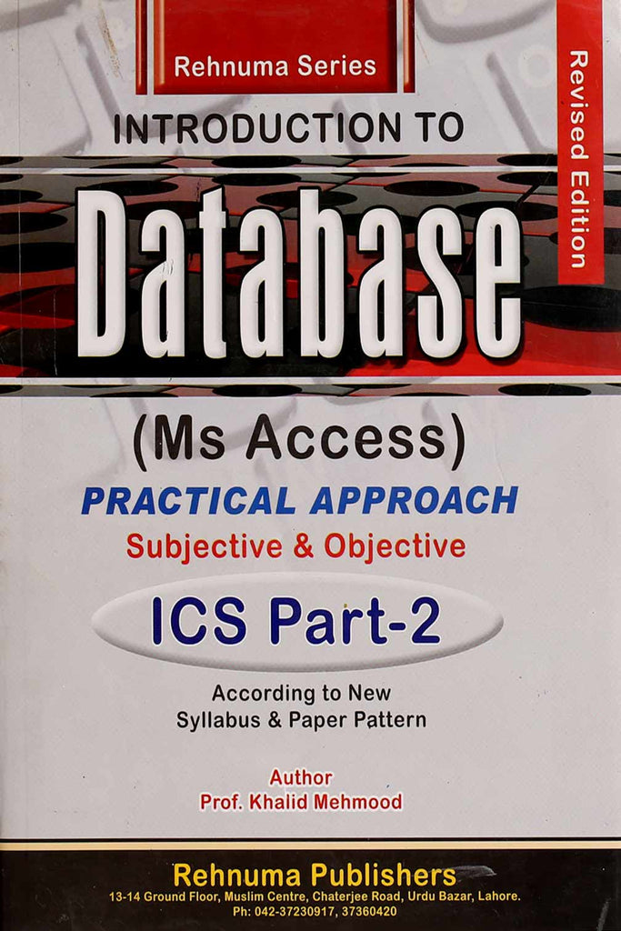 Introduction to Database I.CS Part 2
