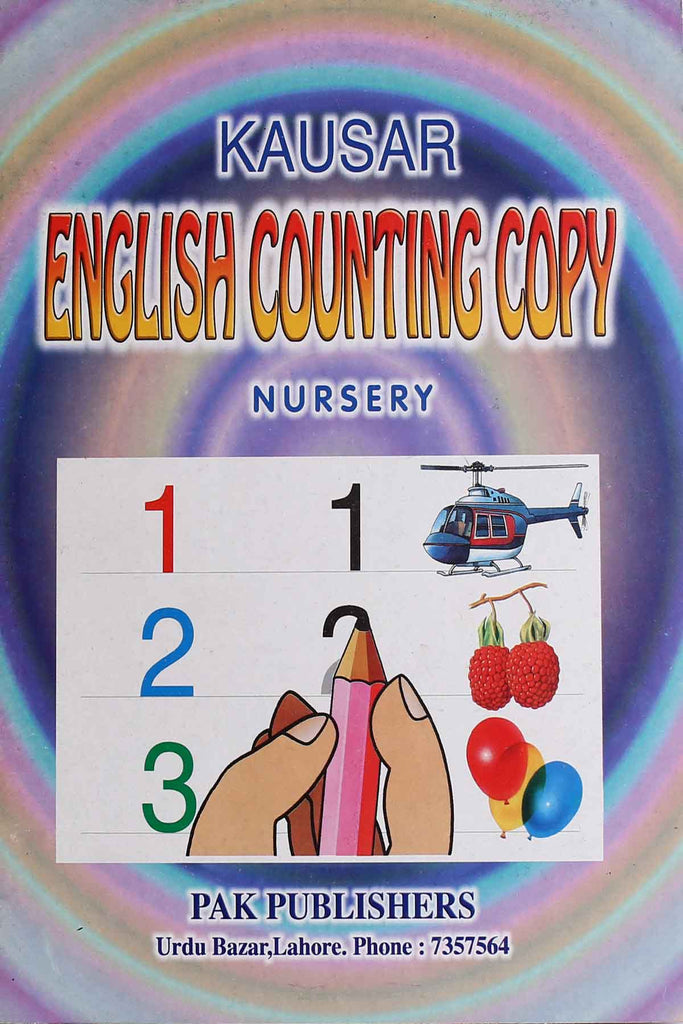 Kausar English Counting Copy Nursery