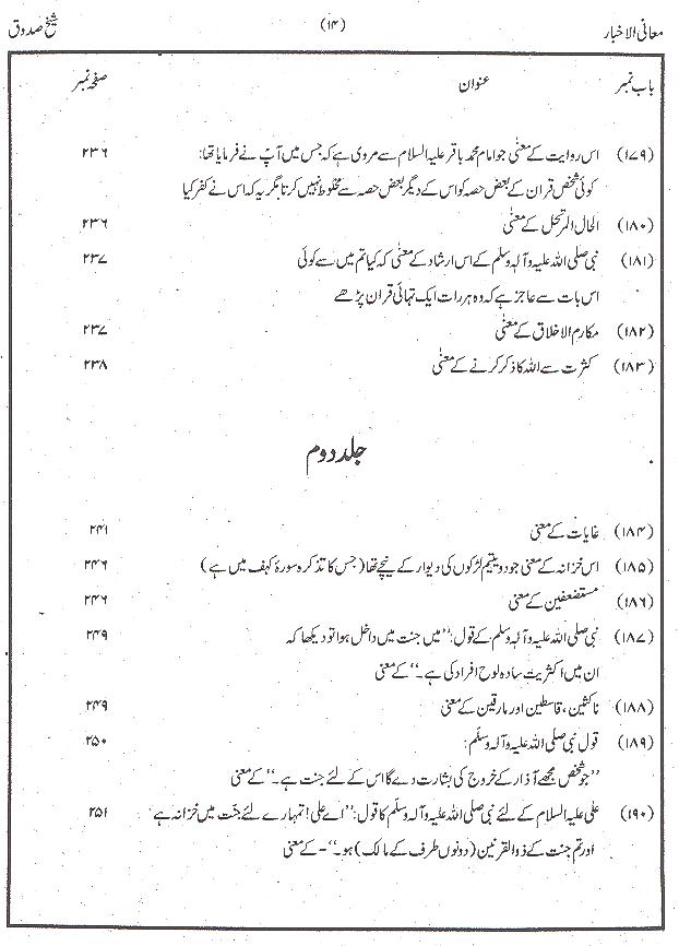 Maani al Akhbar | معانی الاخبار