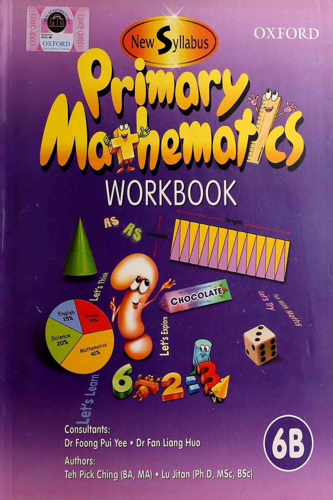 Oxford New Syllabus Primary Mathematics Work Book-6B