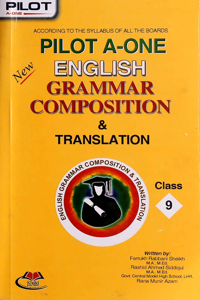 Pilot A- One English Grammar Composition Translation Class-9