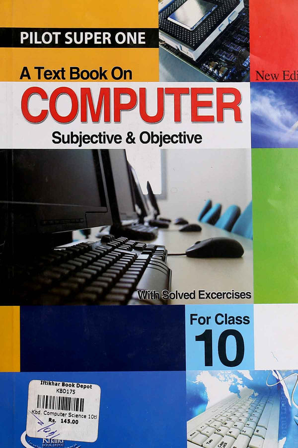 Pilot Super One Computer English Medium Class 10 Key Book