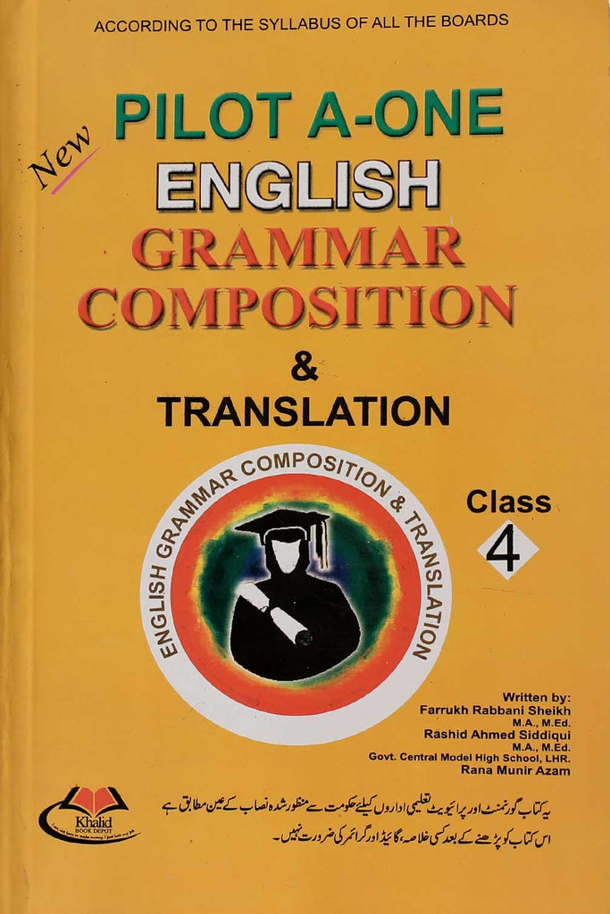 Pilot A One English Grammar Composition Translation Class-4