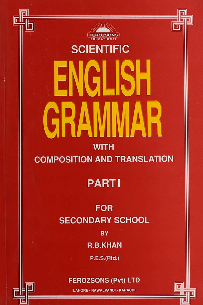 Scientific English Grammar Class-6