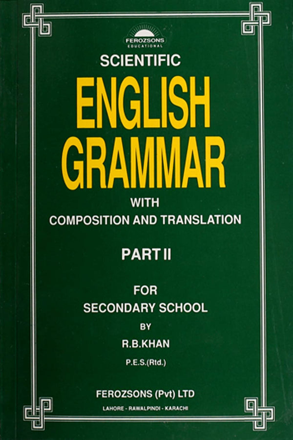 Scientific English Grammar Part 2 Class 7