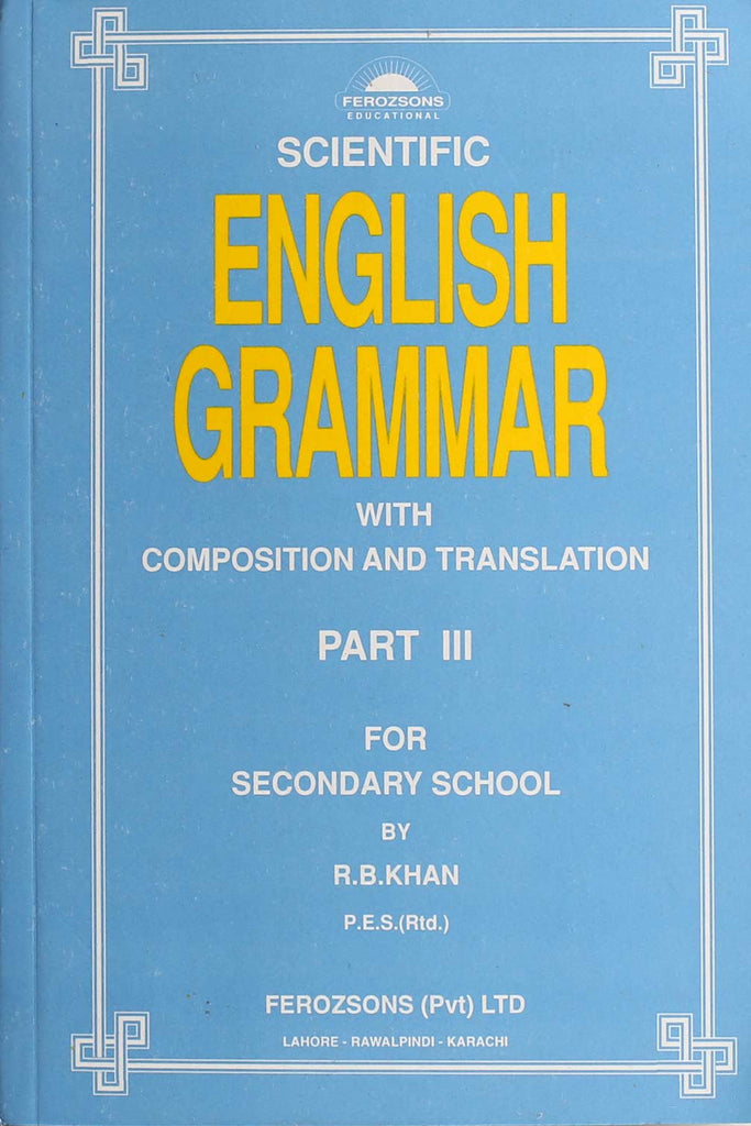 Scientific English Grammar Part 3 Class 8