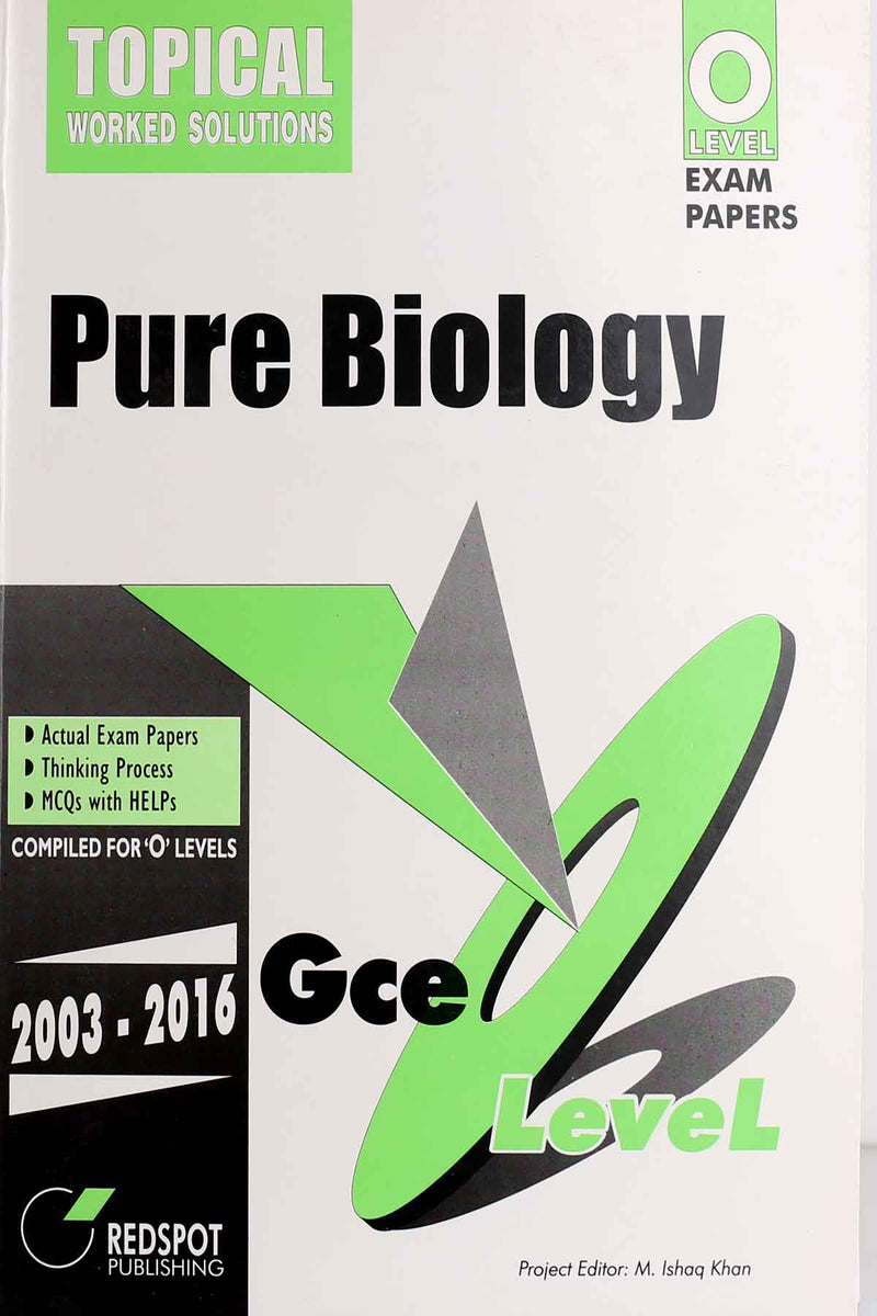 Topical Worked Solutions Pure Biology-O- Level – Iftikhar Book Depot