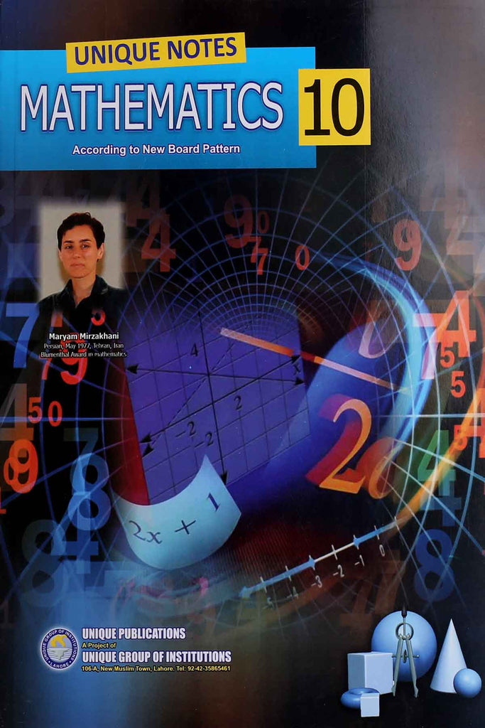 Unique Notes Mathematics 10