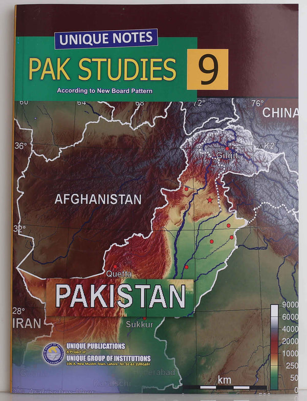 Unique Notes Pak Studies 9