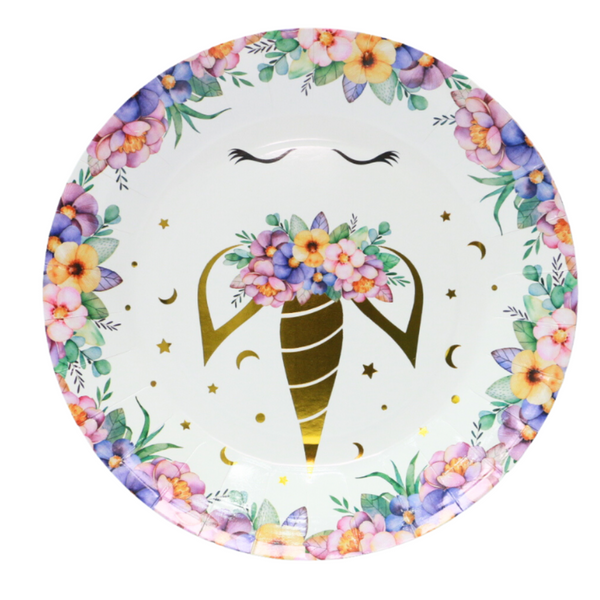 Birthday Plate Floral