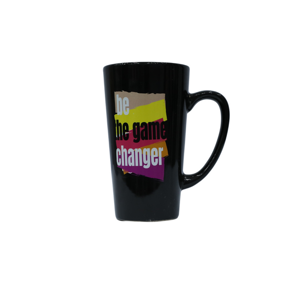 Long Ceramic Mug Black