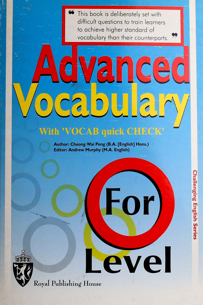 Advance Vocabulary For O Level